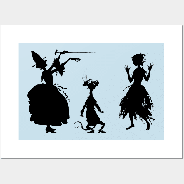 Arthur Rackham Cinderella Magic Wall Art by Pixelchicken